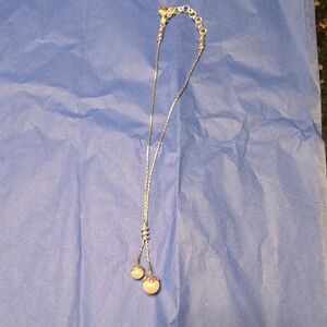 Brighton Silver Necklace with Gold Accents